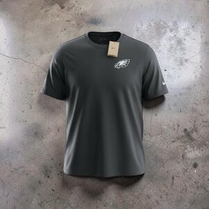Nike Philadelphia Eagles Legend Logo T-Shirt Mens 3XL Black NFL Sideline NWT